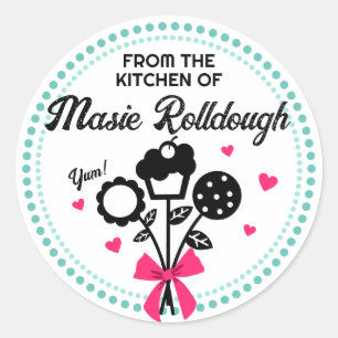 cookie cupcake bouquet baking gift tag stickers 2