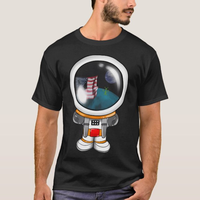 Cookie Cutter Astronaut T-Shirt (Front)