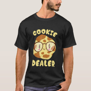 Cookie Dealer Bakery Chocolate Chips Glasses Bakin T-Shirt