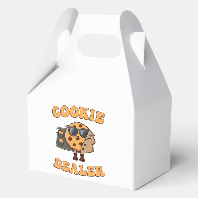 Cookie Dealer Funny Baking Favour Box (Front)