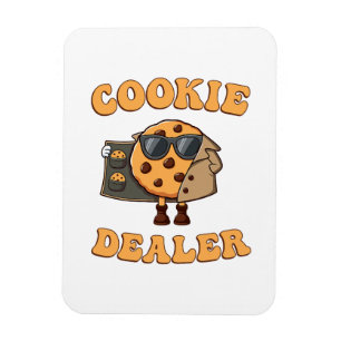 Cookie Dealer Funny Baking Magnet