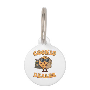Cookie Dealer Funny Baking Pet Tag