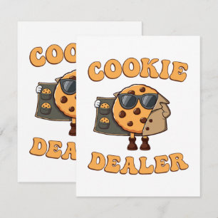 Cookie Dealer Funny Baking Thank You Card
