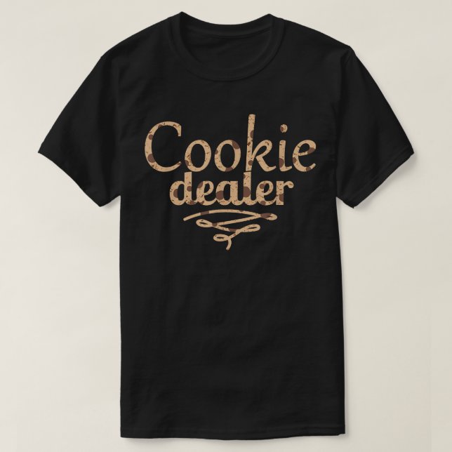 Cookie Dealer, Men Women, Baking Cooking, Pastry C T-Shirt (Design Front)