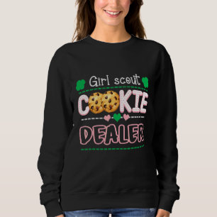 Cookie Dealer Scout For Girls Funny Scouting Famil Sweatshirt