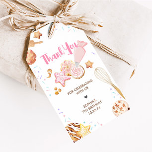 Cookie Decorating Birthday Party Favour Tags