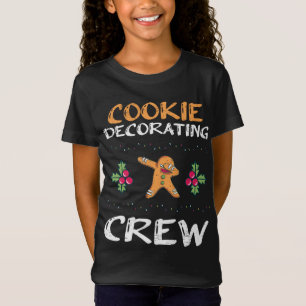 Cookie Decorating Crew Christmas Dabbing Gingerbre T-Shirt