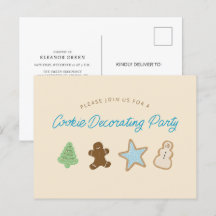 Cookie Decorating Party Invitation