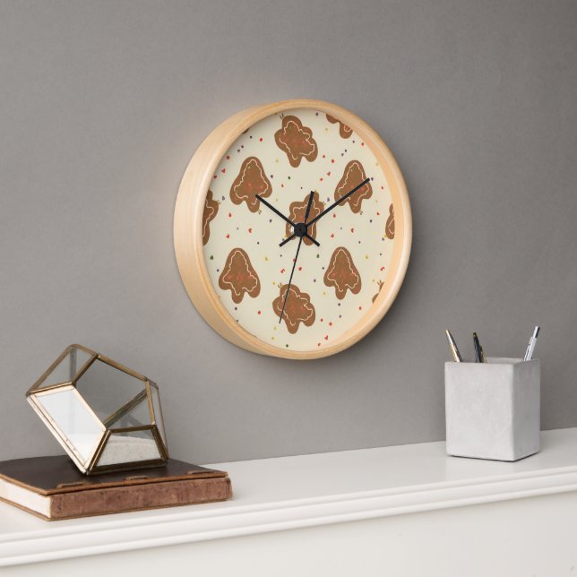 Cookie Dough Pattern Wall Clock (Office)