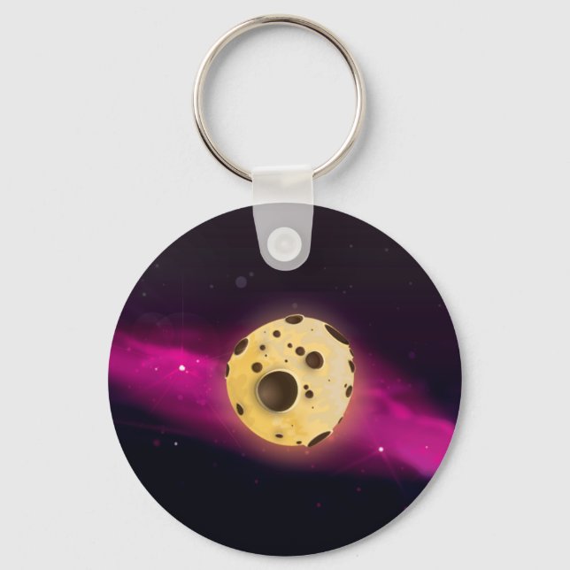 Cookie Dough Planet Key Ring (Front)