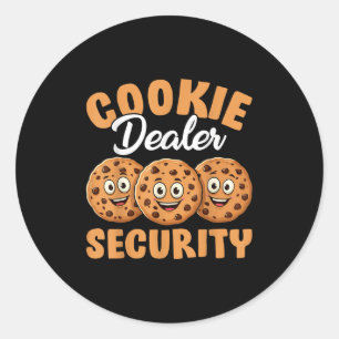 Cookie Er Security  Classic Round Sticker