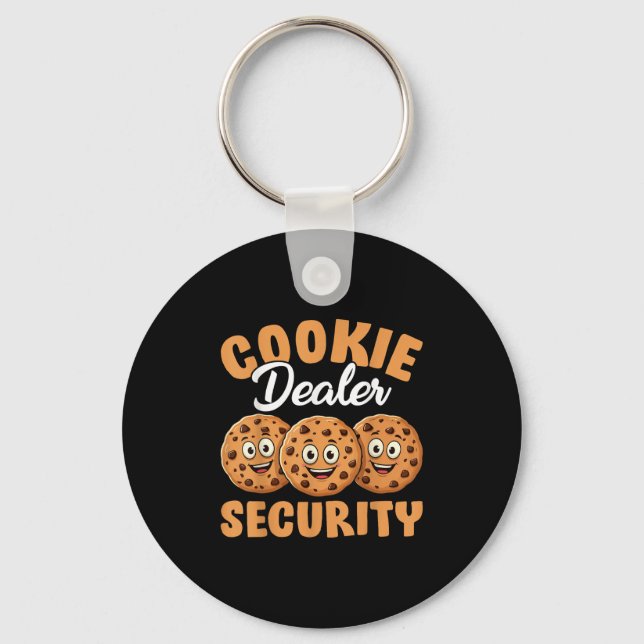 Cookie Er Security  Key Ring (Front)