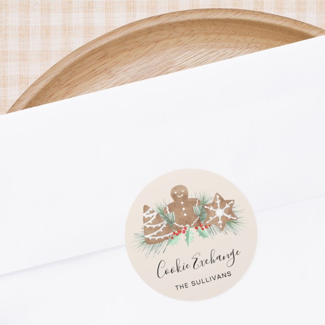 Cookie Exchange Classic Round Sticker (Creator Uploaded)