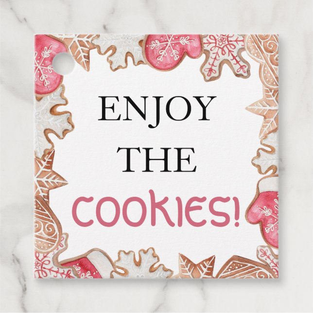 Cookie Exchange Favour Tags (Front)