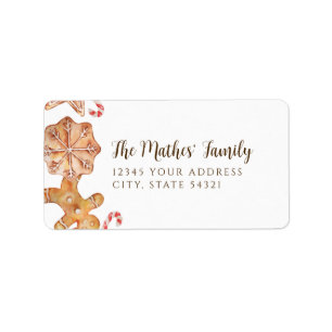 Cookie Exchange Holiday Party Label