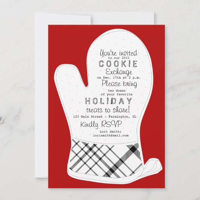 Cookie Exchange Invitation (Front)