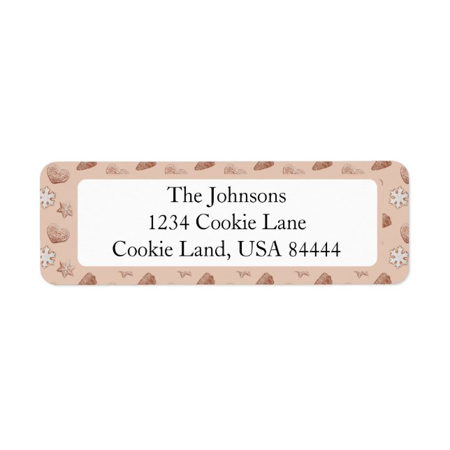 Cookie Exchange Return Address (Front)