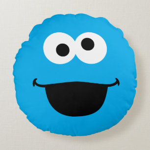 Cookie Face Art Round Cushion