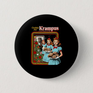 Cookie For Krampus Christmas 6 Cm Round Badge