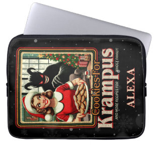 Cookie For Krampus Merry Krampus Christmas Horror Laptop Sleeve