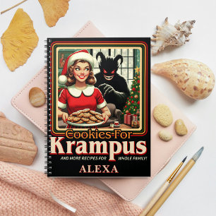 Cookie For Krampus Merry Krampus Christmas Horror Notebook