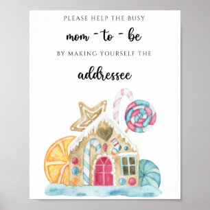 Cookie house - Help the Busy Mum-to-Be  Poster