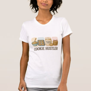 “Cookie Hustler” Pastel Baking T-Shirt