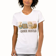 “Cookie Hustler” Pastel Baking T-Shirt 