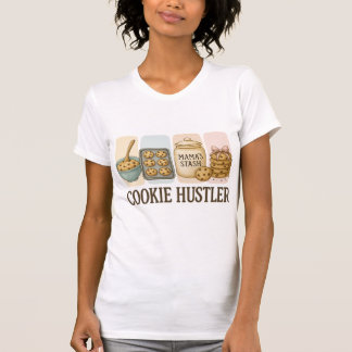 “Cookie Hustler” Pastel Baking T-Shirt
