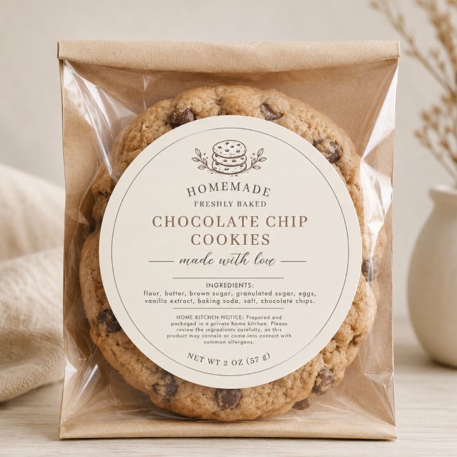 Cookie Ingredients Product Label (Creator Uploaded)