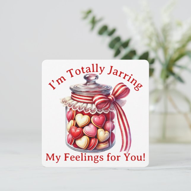 Cookie Jar - Valentine's Day Card (Standing Front)