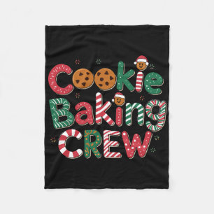 Cookie King Crew Christmas Costume Fleece Blanket