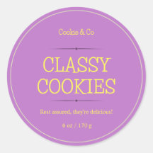 Cookie Labels, Yoghurt Labels, Body Butter Labels,