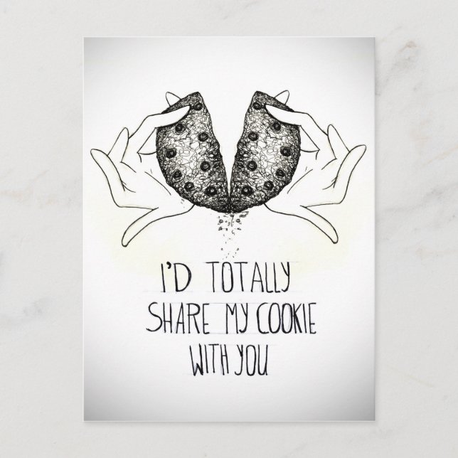 cookie love postcard (Front)