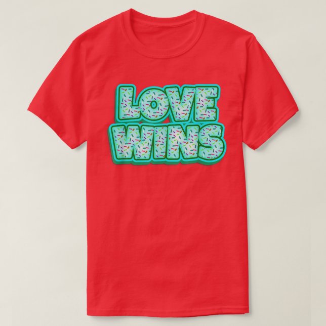 Cookie Love Wins Baker Cookies Lover Baking Baked  T-Shirt (Design Front)