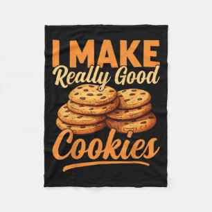 Cookie Maker Co. Uni-adults Humorous Modern Black  Fleece Blanket