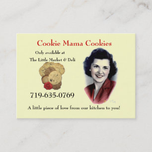 Cookie Mama Cookies Business Card