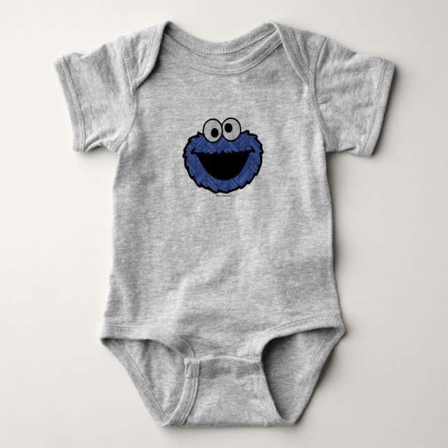 Cookie Monster | 80's Throwback 2 Baby Bodysuit (Front)