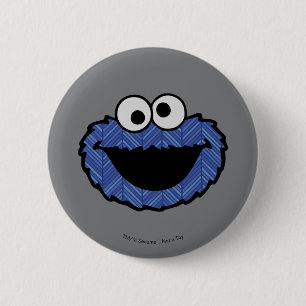 Cookie Monster   80's Throwback 6 Cm Round Badge