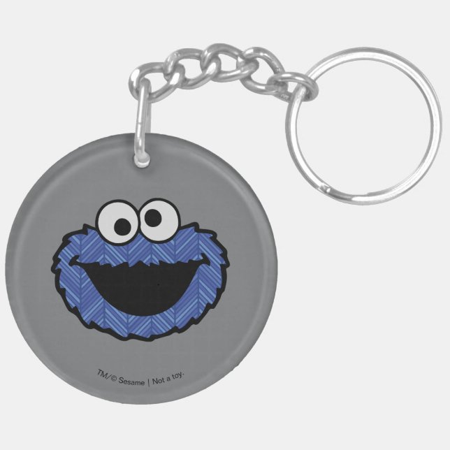 Cookie Monster | 80's Throwback Key Ring (Back Right)