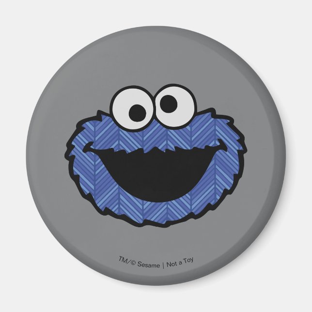 Cookie Monster | 80's Throwback Magnet (Front)