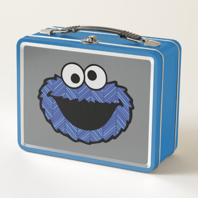 Cookie Monster | 80's Throwback Metal Lunch Box (Front)