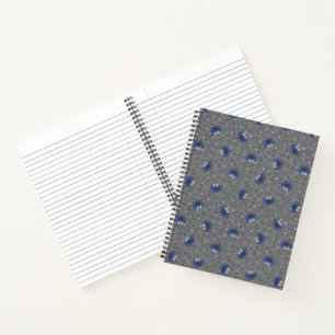 Cookie Monster 80's Throwback Polka Dot Pattern Notebook