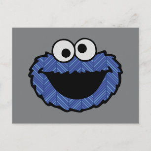 Cookie Monster 80's Throwback Postcard
