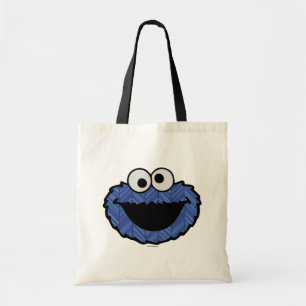 Cookie Monster   80's Throwback Tote Bag