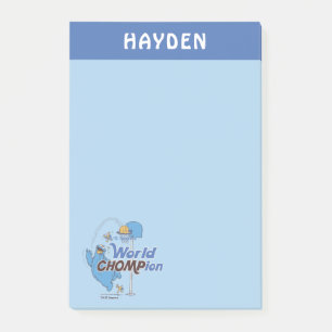 Cookie Monster Add Your Name Post-it Notes