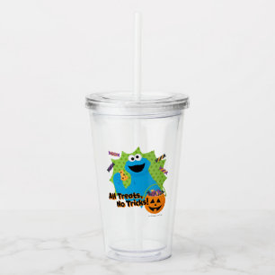 Cookie Monster   All Treats, No Tricks! Acrylic Tumbler