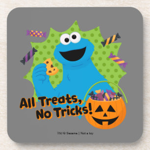 Cookie Monster All Treats, No Tricks! Coaster