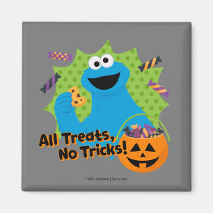 Cookie Monster All Treats, No Tricks! Magnet