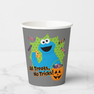 Cookie Monster   All Treats, No Tricks! Paper Cups